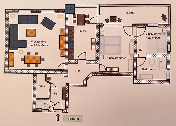 Gemuetliche Gaestewohnung, Zentral, Mit Blick In Appartamento Ennepetal